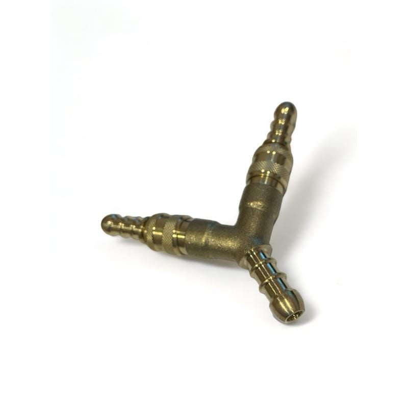 3 Way Quick Release Gas Hose Splitter Coupling Connector for 8mm