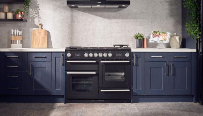 image shows an example of a rangemaster cooker