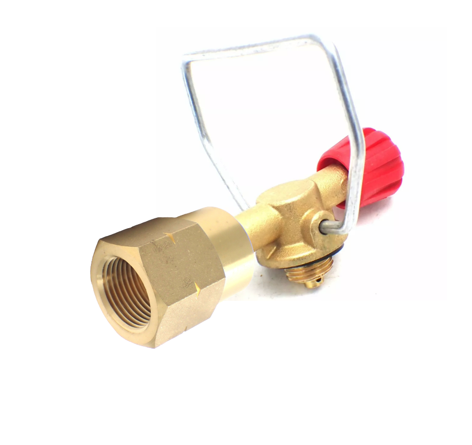 Conversion Adaptor Kit from standard propane Pol to a Campingaz 907 Cylinder (Handle Included)