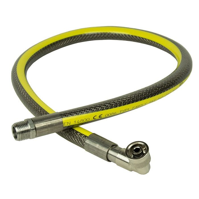 Spares2go Universal Oven Cooker Gas Supply Hose Ptfe Pipe Tape