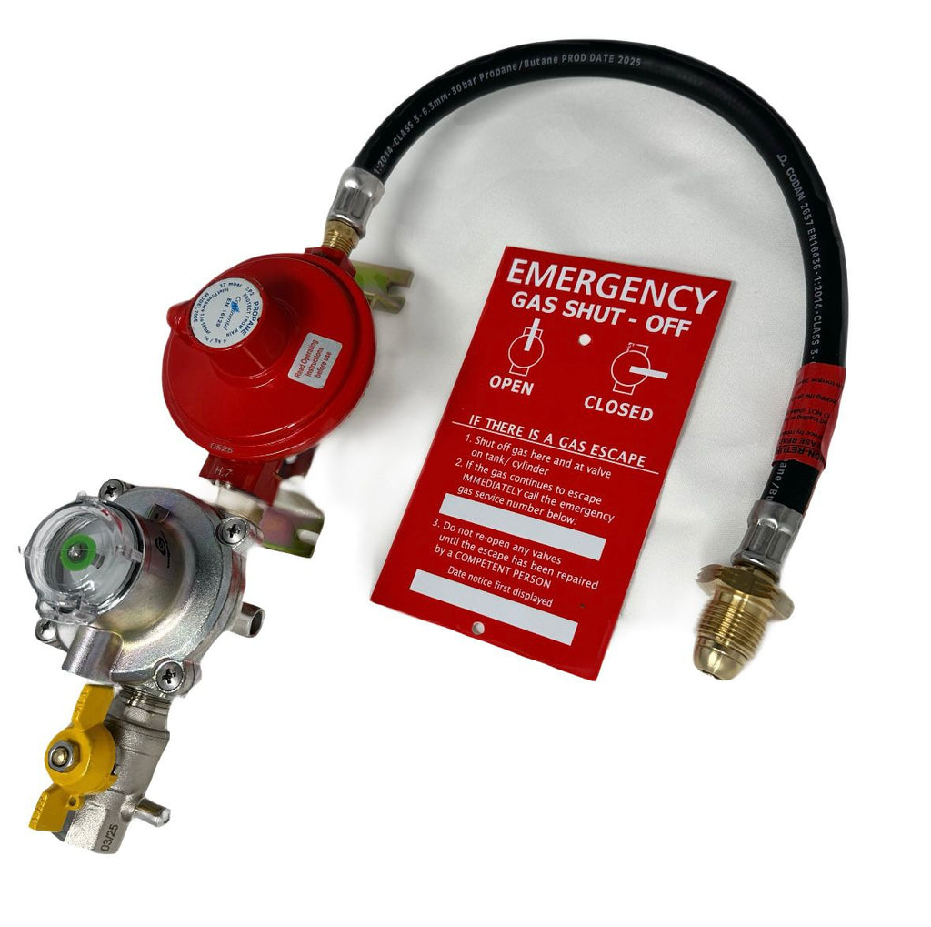 Single OPSO Propane Regulator Kit With POL Pigtail