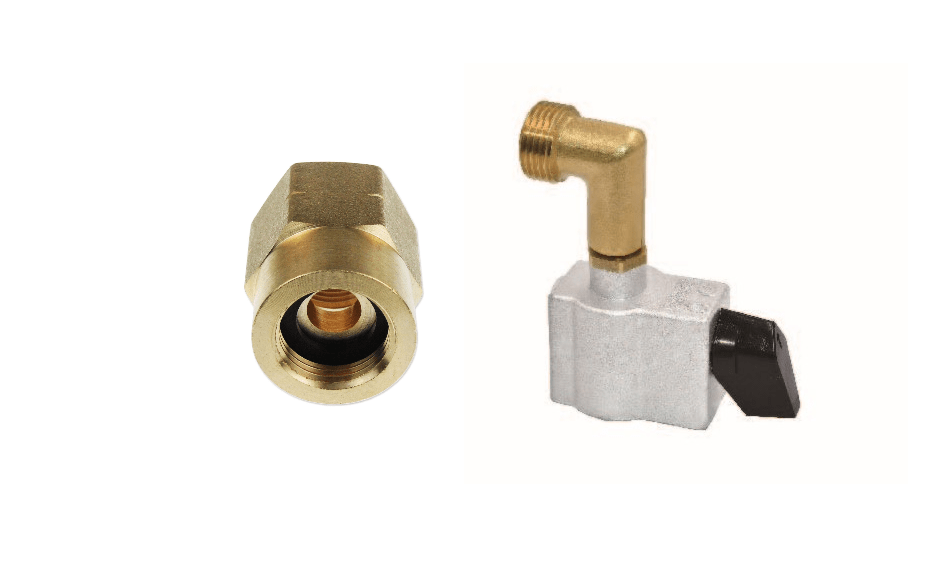 Conversion Adaptor Kit from standard propane Pol to 27mm Clip On Gas A ...