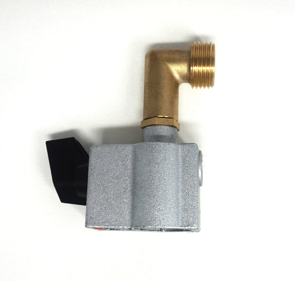 27mm Clip On Gas Adaptor to Butane Nut Pigtail x 21.8 LH Male