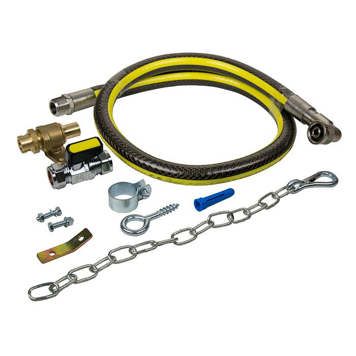 Hotpoint Gas Cooker Installation Kit including Gas Hose etc.