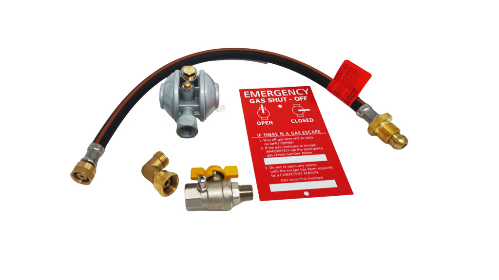 Single OPSO Propane Regulator Kit With POL Pigtail