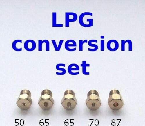 Set of 5 LPG Jets Injectors Cooker Hob Nozzles Conversion To LPG
