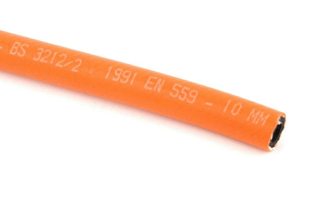 3 METRE ROLL OF 8mm (5/16") GAS CONNECTING HOSE HIGH PRESSURE BORE LPG ORANGE