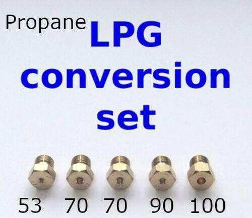 Set of 5 LPG Jets Injector Cooker Hob Nozzle Conversion To LPG Propane
