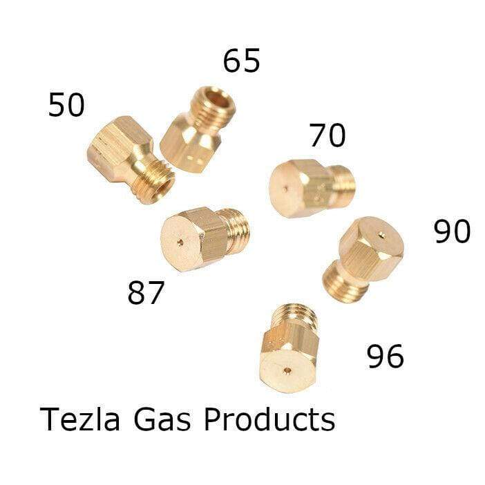 SET OF 6 x UNIVERSAL GAS JETS INJECTORS FOR LPG CONVERSION-THREAD M6