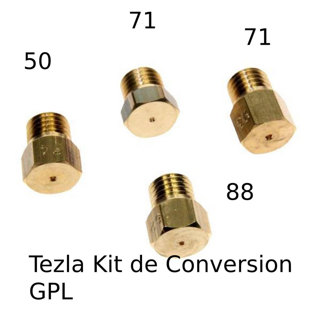 LPG Gas Jet Set Pack Of 4 Burner Hob Injector Nozzle Conversion Kit