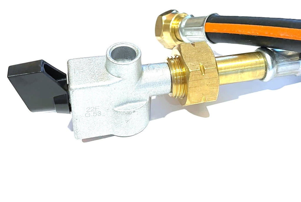 Caravan / Home - Butane 21 mm Clip On Adapter with Gas Hose - 500 mm length