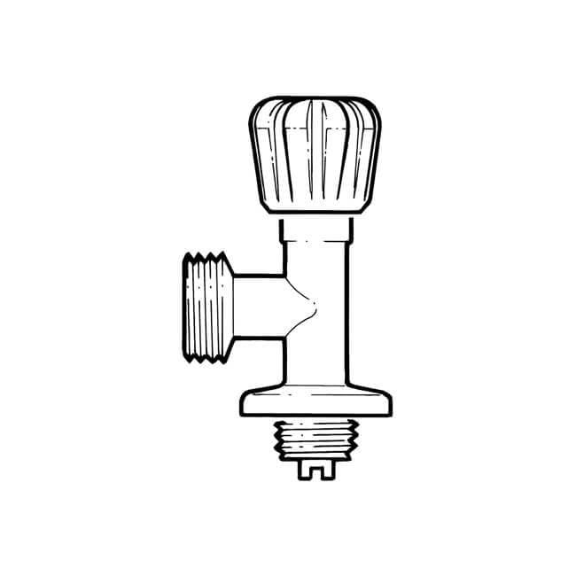 Campingaz Butane Cylinder Valve For 901, 904, 907 Bottles – 8mm Outlet – Motorhome Ready