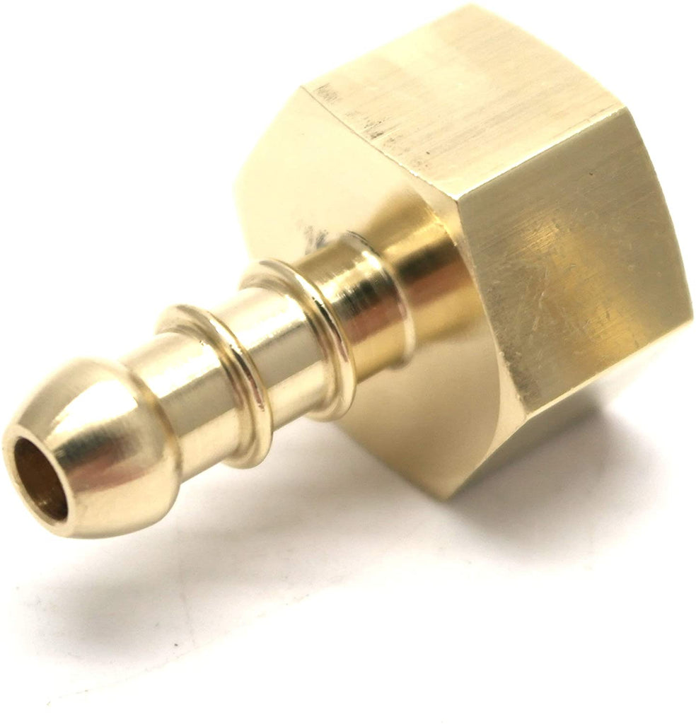1/2" BSP FEMALE FITTING TO LPG FULHAM NOZZLE TO 8mm I/D HOSE